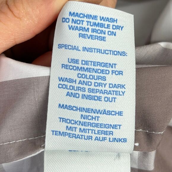 Boden Plaid Brown & White Checked Shirt Dress Button Down Long Sleeve Belted 4 - Picture 15 of 15